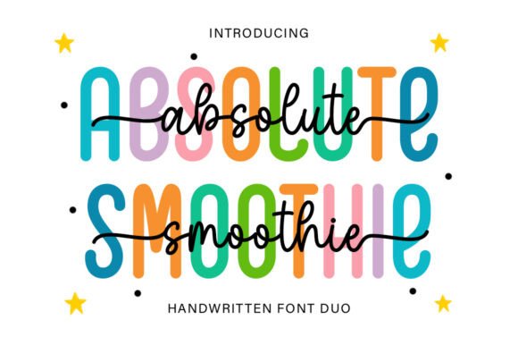 Absolute Smoothie Duo: A Designer’s Review of This Stylish Script & Sans Serif Font Pair