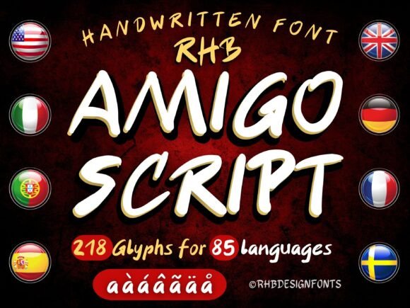 Amigo Script: A Handwritten Font That Brings Personality to Web Design