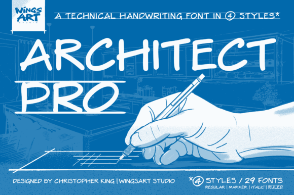 Architect Pro: A Clear-Headed Handwritten Typeface for Editorial Design