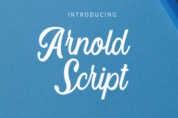 Arnold Script: A Stylish Typeface for Bold Brand Campaigns