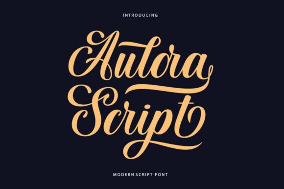 Aulora Script: A Stylish Calligraphy Font for Campaigns That Demand Elegance