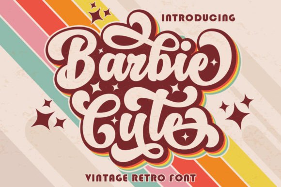 Barbie Cute Font: A Retro Script That Elevates Small Business Branding