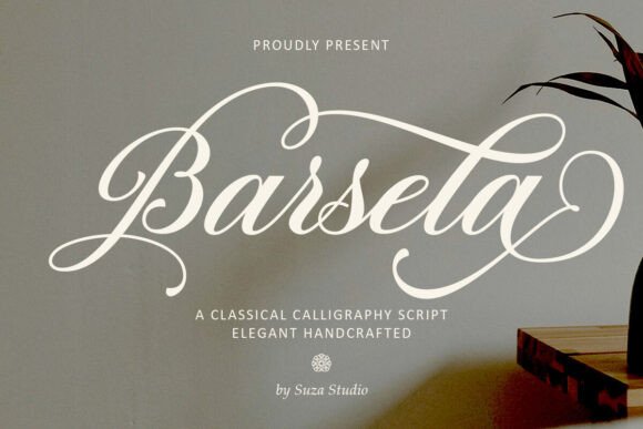 Barsela Calligraphy: A Stylish Script Font for Elegant Editorial Design