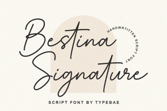 Bestina Signature Font: Elevate Your Brand with Elegant Handwritten Style