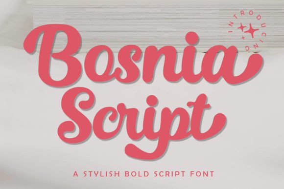Bosnia Script: A Stylish Font for Small Business Branding