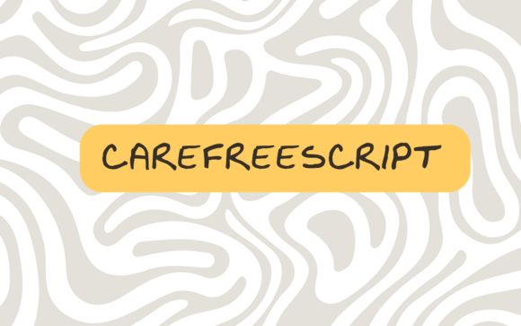 Carefree Script: A Bold, Handwritten Font for Scroll-Stopping Digital Content