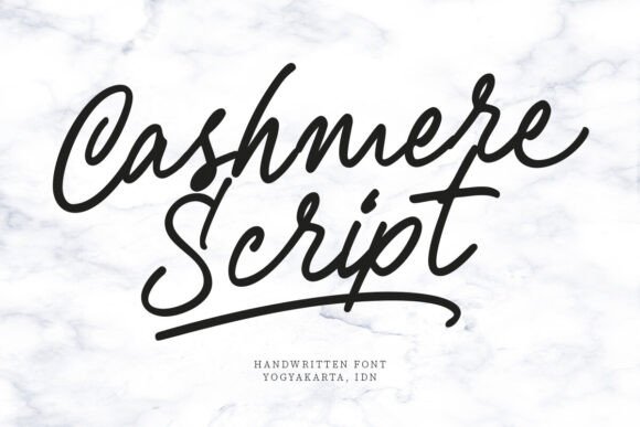 Cashmere Script: Elevating Handmade Designs with Feminine Elegance