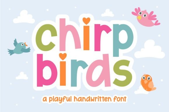 Chirp Birds: A Playful Handwritten Font for Modern Web Design