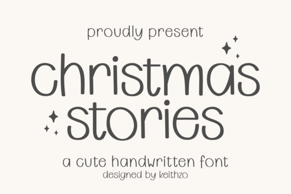 Christmas Stories: A Handwritten Font That Brings Magic to Your Handmade Creations