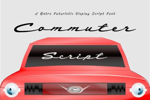 Commuter Script: A Retro-Futuristic Typeface for Crafters and Makers