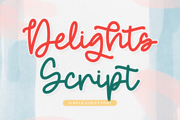 Delights Script: A Handwritten Font That Brings Warmth to Branding