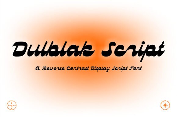 Dulblak Script: A Bold Typeface for Modern Editorial Design