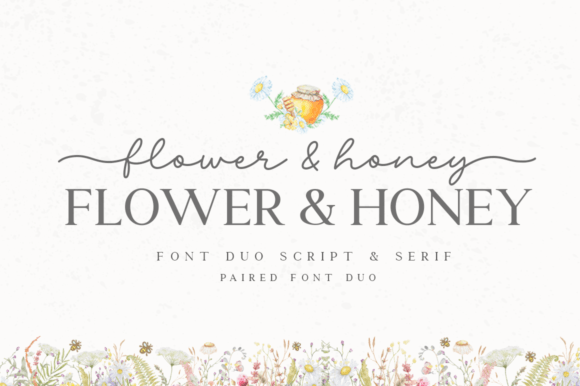 Flower Honey Font: Elevating Digital Marketing with Cheerful Typography