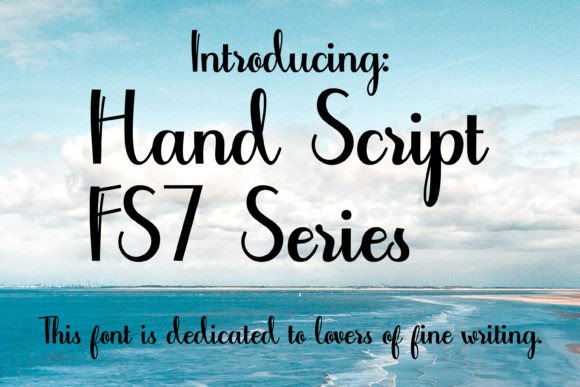 Hand Script - F7 Series: A Thoughtful Typeface for Digital Editorial Design