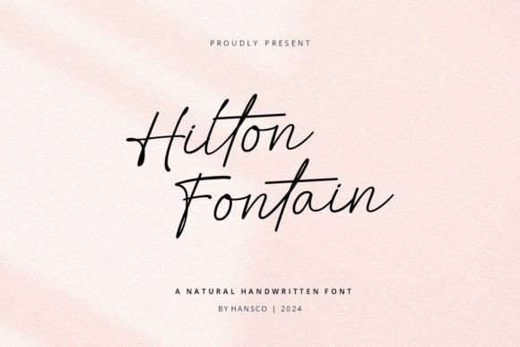 Hilton Fontain: The Handwritten Font That Elevates Campaign Visuals