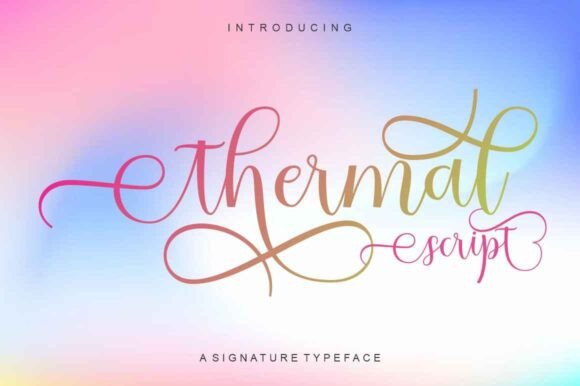 How Thermal Script Elevates Campaign Typography with Elegance and Clarity