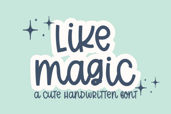 Like Magic: A Handwritten Script Font for Editorial Charm