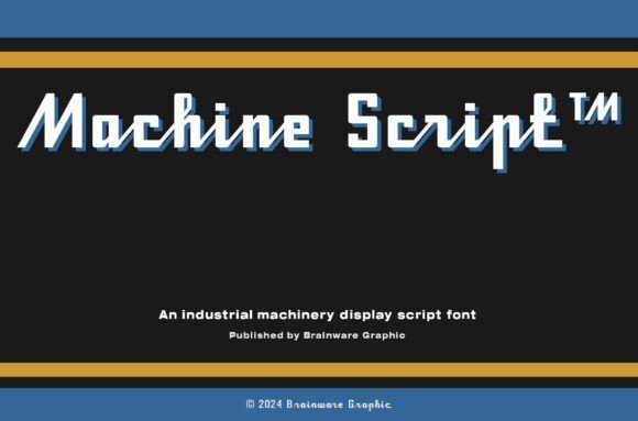 Machine Script Font: Elevating Web Design with Industrial Elegance