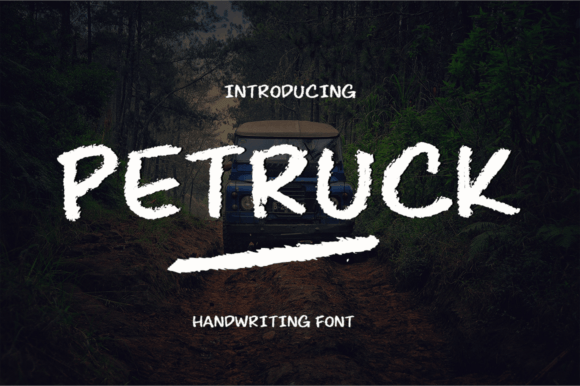 Petruck: A Handwritten Font That Elevates Web Design with Personality