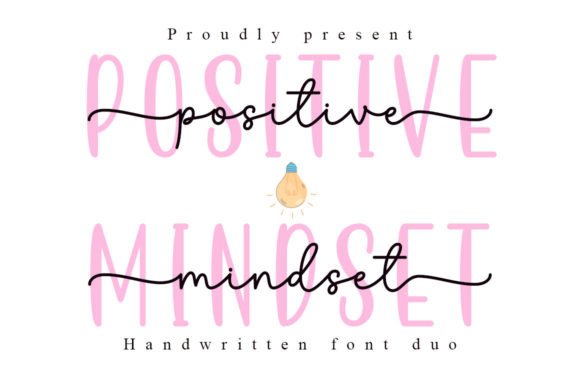 Positive Mindset Font: A Joyful Typeface for Digital Designers