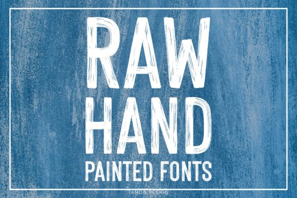 Raw Hand Painted: A Bold Script Font for Modern Editorial Design
