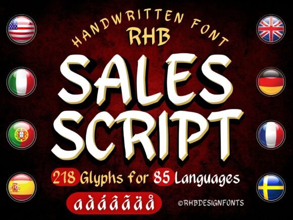 Sales Script Font: Elevate Your Brand with Handwritten Elegance