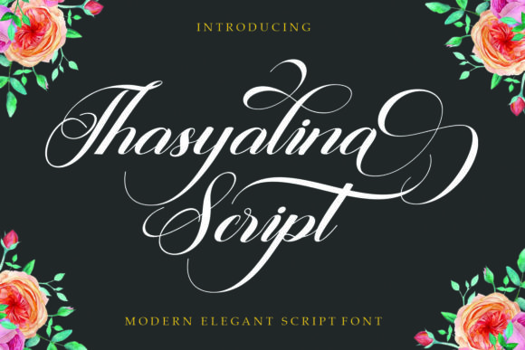 Thasyalina Script: Elevating Campaign Design with Elegant Typography