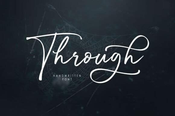 Through Script: A Charming Handwritten Font for Digital Designers