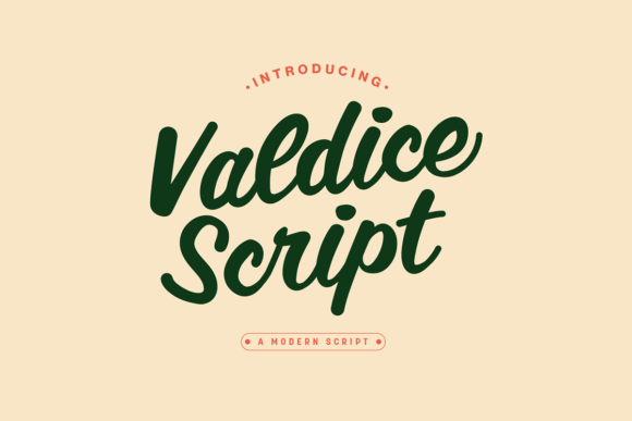 Valdice Script: A Bold Font for Confident Branding