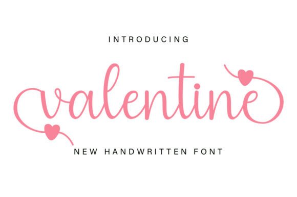 Valentine Script: A Stylish Handwritten Font for Crafters and Sellers