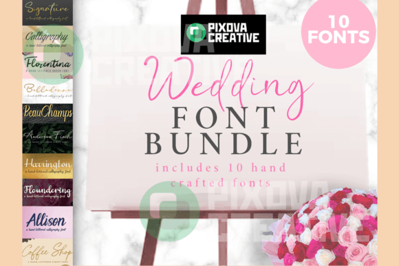 Wedding 10 Bundle: A Designer’s Review of This Elegant Font Collection