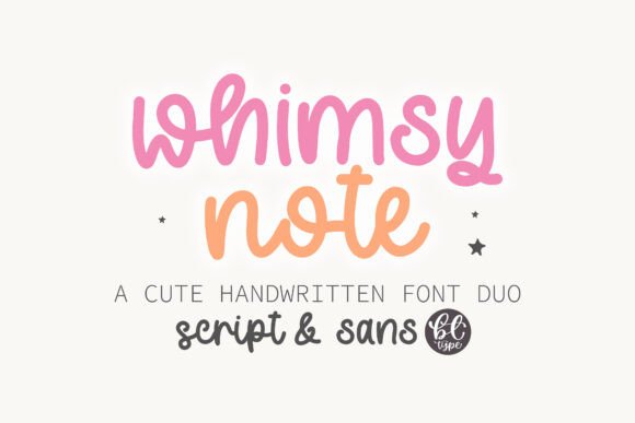Whimsy Note: A Handwritten Font for Web Design and Digital Branding